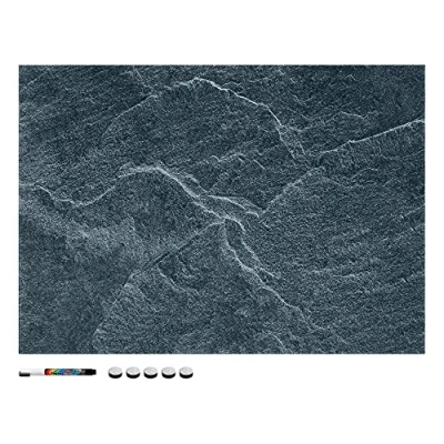 Abbildung von Navaris Magnettafel Magnetpinnwand Memoboard zum Beschriften 70 x 50cm Notiztafel div. Designs Tafel abwaschbar mit Magneten Stift