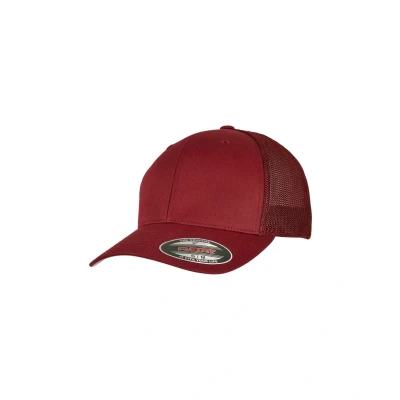 Abbildung von Flexfit Unisex Mütze Mesh Trucker Baseballkappe, Cranberry, L/XL