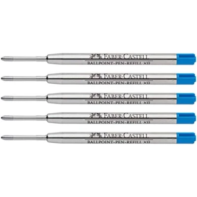 Abbildung von Faber Castell Kugelschreibermine (5 Stück, Extrabreit Blau)