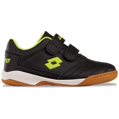 Abbildung von Lotto Unisex Kinder Sneaker, Black Fr Yellow, 33 EU