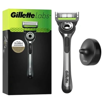 Abbildung von Gillette Labs, Rasierer mit Reinigungs Element, 1 Griff Ersatzklinge
