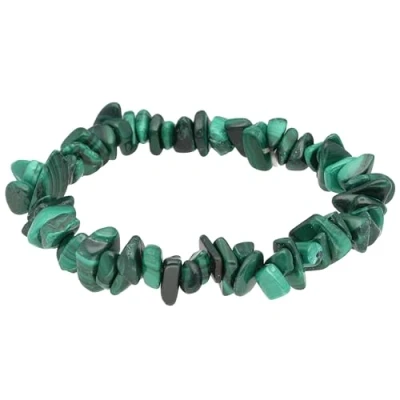 Abbildung von Lebensquelle Plus Malachit Splitterarmband Echter Hochwertiges Edelstein Armband