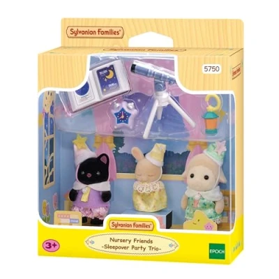 Abbildung von Sylvanian Families 5750 Erlebniskindergarten Freunde “Übernachtungsparty Figuren für Puppenhaus