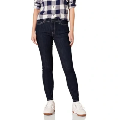 Abbildung von Amazon Essentials Damen Skinny Jeans, Schwarze Spülung, 48 Kurz
