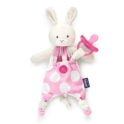 Abbildung von Chicco 00008012100000 Pocket Friend, Girl (Hase), rosa, 1 Stück (1er Pack)