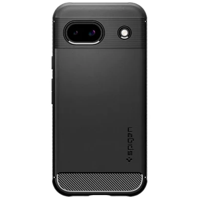Abbildung von Spigen Rugged Armor TPU Back Cover Schwarz Google Pixel 8a