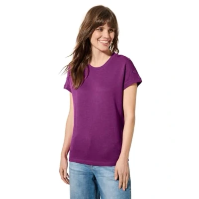 Abbildung von Cecil Damen B323121 T Shirt, Anemone Pink, XS