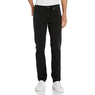 Abbildung von Amazon Essentials Herren Slim Fit Jeans, Verwaschenes Schwarz, 30W / 28L