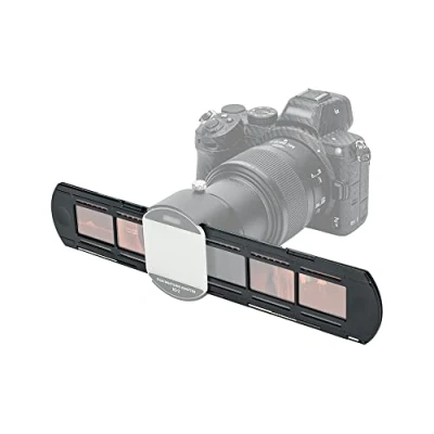 Abbildung von JJC Filmstreifenhalter, 35 mm Negativschlitze, für Nikon ES 2 Film Digitalisierer Adapter und andere Negative Digitalisierung Kopieren Restauration Zubehör