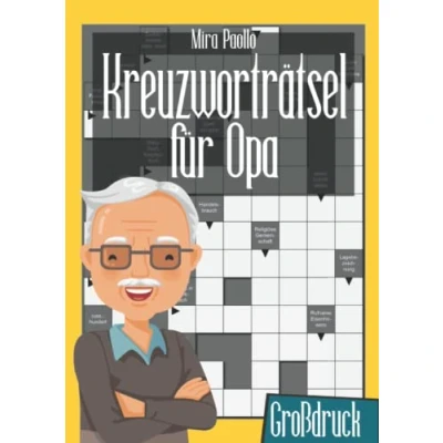 Abbildung von Kreuzworträtsel für Opa: Knifflige Erwachsene und Senioren Geschenk den besten Opa der Welt