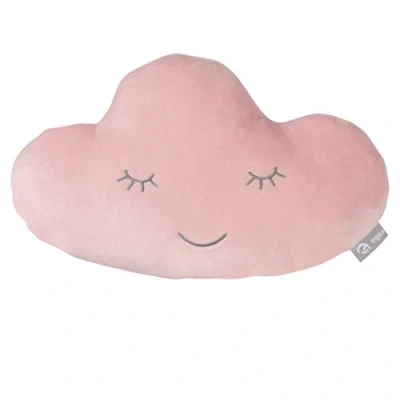 Abbildung von roba Kuschelkissen in Wolken Form Style Weiches Dekokissen für Baby &amp; Kinderzimmer Mädchen Jungen Rosa / Mauve