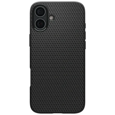 Abbildung von Spigen Liquid Air TPU Back Cover Schwarz Apple iPhone 16
