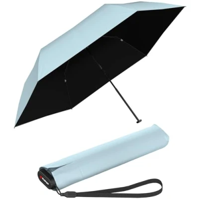 Abbildung von Knirps Taschenschirm US.050 Ultra Light Slim Manual mit UV und Hitzeschutz Ice