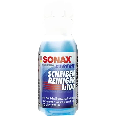 Abbildung von SONAX XTREME ScheibenReiniger 1:100 (25 ml) sorgt sekundenschnell für eine sichere Sicht Art Nr. 02711000