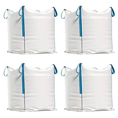 Abbildung von TK THERMALKING Big Bag Säcke für Bauschutt, Holz, Gartenabfall, Sand Bauschuttsäcke 90x90x90 cm, bags Tragfähigkeit 1000 kg (4)