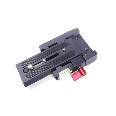 Abbildung von ANGEEK P200 Quick Release Clamp Base Plate Tripod Screw Mount for DSLR Camera Camcorder Manfrotto 500Ah 501HDV 503HDV 701HDV 519/577/561/Q5 etc.