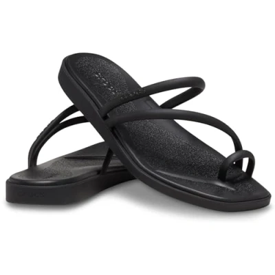 Abbildung von Crocs Miami Hausschuh, Damen, Größe: 36/37, Black Schuhe