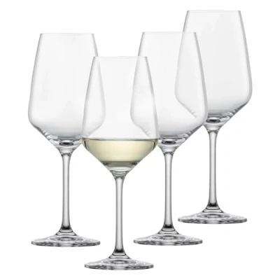 Abbildung von SCHOTT ZWIESEL Weißweinglas Tulip (4er Set), zeitlose Weingläser für Weißwein, spülmaschinenfeste Tritan Kristallgläser, Made in Germany (Art. Nr. 123609), Klar, Kristall