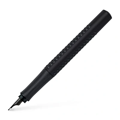 Abbildung von FABER CASTELL 140960 Füller Grip Edition, Federbreite M, All Black, 1 Stück