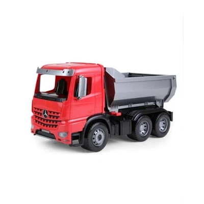 Abbildung von Lena 04610 Worxx Muldenkipper Mercedes Benz Arocs, ca. 45 cm, Baustellen Spielfahrzeug für Kinder ab 3 Jahre, robuster Kipper LKW mit verriegelbarer Kippmulde und beweglicher Heckklappe