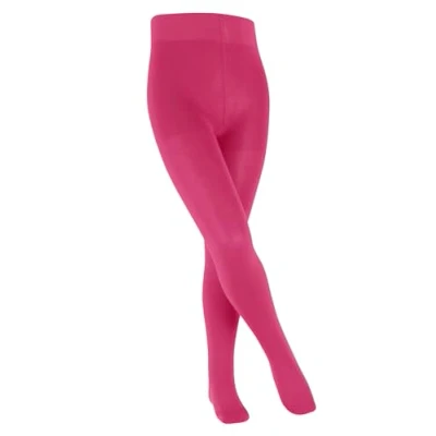 Abbildung von FALKE Unisex Kinder Strumpfhose Family K TI nachhaltige Baumwolle dick einfarbig 1 Stück, Lila (Fuchsia 8856) neu umweltfreundlich, 110 116