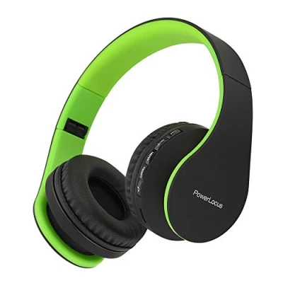 Abbildung von PowerLocus P1 Bluetooth Kopfhörer Kabellos, Wireless 5.3 Over Ear, Ear mit mikrofon, Verbesserte Stereo Bass Sound, Faltbare für iPhone,Android,PC,iPad,TV