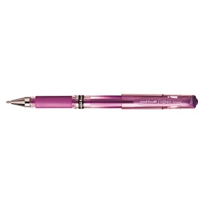 Abbildung von uni ball 146830 Gelroller Signo UM 153, broad, 1,0 mm, pink metallic, 1 Stück
