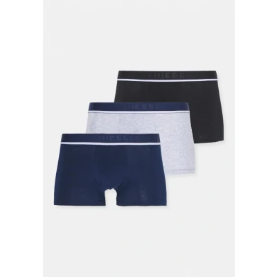 Abbildung von Schiesser 3PACK Boxershorts Organic Cotton 95/5 Panties, Herren, Größe: Medium, Blue/black/grey