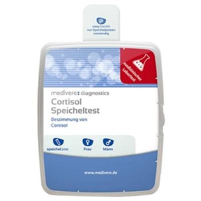 Abbildung von medivere Speicheltest Hormonprofil Cortisol Laboranalyse