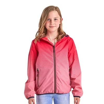 Abbildung von Killtec Mädchen Lyse GRLS JCKT A Funktionsjacke/Regenjacke mit Kapuze, packbar, neon Coral, 152