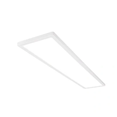 Abbildung von BRILONER LED Deckenlampe 98cm mit indirektem Licht, flach, neutralweißes Lampe, Deckenleuchte, Wohnzimmerlampe, Panel, Küchenlampe, Deckenbeleuchtung, 98x20x3 cm, Weiß
