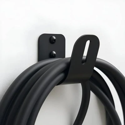 Abbildung von EVify Typ 2 Kabelhalterung, Wandhalterung für Ladekabel Stabile Halterung mit glatten Kanten, inkl. Montagezubehör