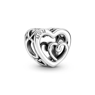 Abbildung von Pandora Hearts Charm, Damen, Größe: One Size, Sterling silver