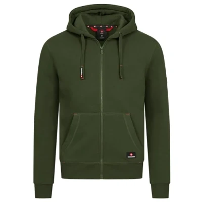 Abbildung von Höhenhorn Woodberg Herren Hoodie Pullover Grün Gr. L