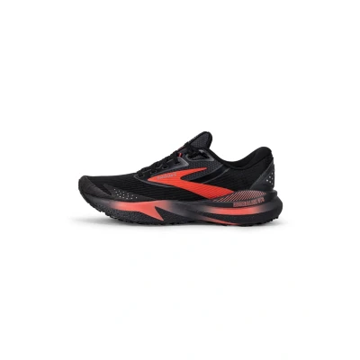Abbildung von Brooks Adrenaline GTS 24 Weatherized Laufschuh Straße, Damen, Größe: 39, Black ebony hot coral Schuhe