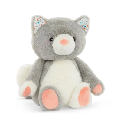 Abbildung von B. Softies Kuscheltier Katze Superweich und groß Plüschtier Kater grau, Baby Kinder Spielzeug für Mädchen Jungen ab 0 Monate