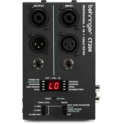 Abbildung von Behringer CT200 Mikroprozessorgesteuerter 8 in 1 Kabeltester