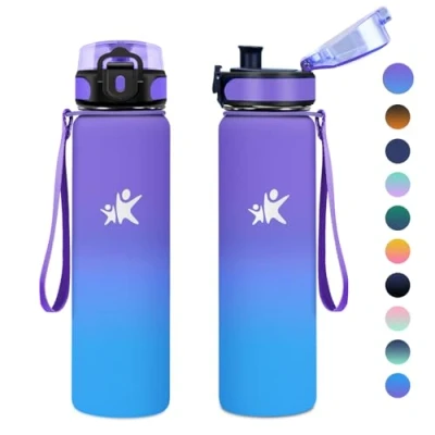 Abbildung von KollyKolla Trinkflasche 500ml, Thermosflasche, Isolierflasche BPA Frei, Doppelwandisolierung, Kalt&amp;Warm, Wasserflasche für Kinder, Schule, Sport, Sprudel, Fitness, Outdoor, Camping, Yoga