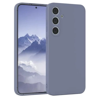 Abbildung von EAZY Case Silikonhülle für Samsung Galaxy S24 Plus Hülle Silikon Blau weich stoßfeste Handyhülle Schutzhülle mit Kameraschutz Dünn Premium Schutz Cover Phone Bumper in Eisblau