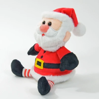 Abbildung von Laber Weihnachtsmann &quot;Jingle&quot;, der alles nachplappert, inkl. Batterien, 18x13x14cm