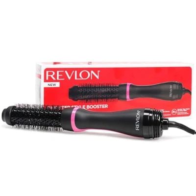 Abbildung von Revlon One Step Style Booster Rundbürstenföhn UND Styler, 38 mm Rundbürste (Thermoborsten, keramikbeschichteter Zylinder, IONEN KERAMIKTECHNOLOGIE) RVDR5292UKE