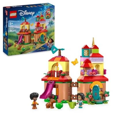 Abbildung von LEGO ǀ Disney Encanto Mini Haus, Bauspielzeug für Mädchen ab 5 Jahren, Fantasy Spielzeug und Bauset mit Mirabel Antonio Puppen, Einer Wasserschwein Figur Schlüssel 43261