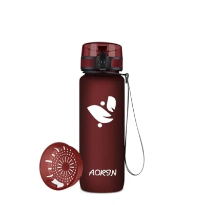 Abbildung von AORIN Trinkflasche 500ml Wasserflasche BPA Frei &amp; Tritan Auslaufsicher Sportflasche, Erwachsene,Trinkflasche Kinder, Fitness,Laufen,Yoga,Fahrrad,Outdoor