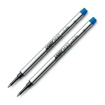 Abbildung von Lamy M63 Ersatzmine für Tintenroller, breit (für 2016), blau, 2 Stück