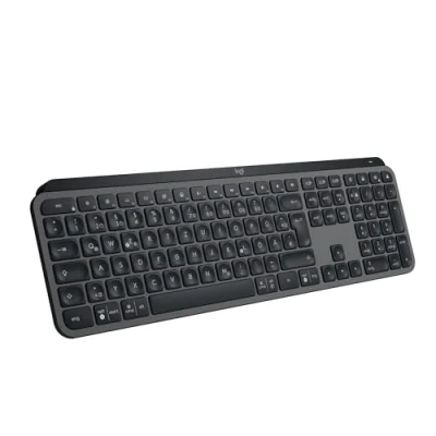 Abbildung von Logitech MX Keys S kabellose Tastatur, Low Profile, Precise Quiet Typing, Programmable , Backlighting, Bluetooth, Rechargeable, für Windows PC/Linux/Chrome/Mac Graphit, Deutsches QWERTZ Layout