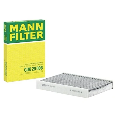 Abbildung von MANN FILTER CUK 26 006 Innenraumfilter Pollenfilter mit Aktivkohle Für PKW
