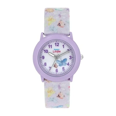 Abbildung von Prinzessin Lillifee Armbanduhr Mädchen Kinder Quarzuhr Analog, mit Textil Armband, 3 bar Wasserdicht, Kommt in Uhren Geschenk Box