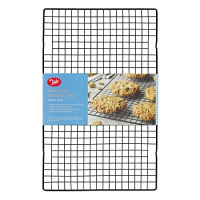 Abbildung von Tala 10A21605 Antihaft Kühlablage für Kuchen und großes Brot, 40 x 25 cm, schwarz