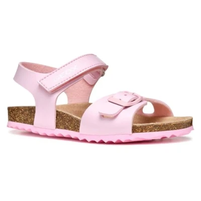 Abbildung von Geox Adriel GIRL Riemensandalette für Kinder, Größe: 24, Light pink Schuhe
