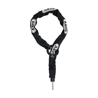 Abbildung von ABUS Rahmenschloss Einsteckkette Adaptor Chain 2.0 6KS Kette zur Zweitsicherung des Fahrrads 6 mm stark 130 cm lang Schwarz